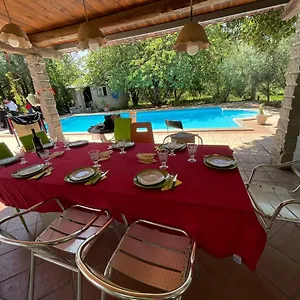Big Relax With Swimming Pool And A Peaceful Garden In A Private Appartement Sestu